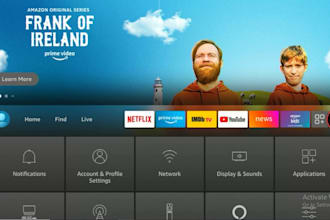 build iptv app for android TV, smart TV, fire TV, ott app with admin panel