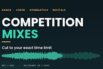 edit and cut music for your dance competition or recital routine