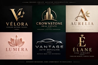 design a luxury business logo