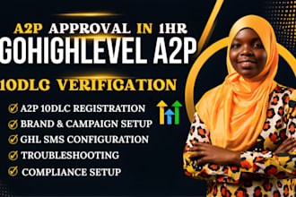 do gohighlevel a2p 10dlc registration, a2p verification, ghl chatbot, a2p in 1hr