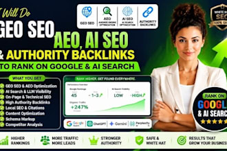 do GEO SEO, aeo, ai authority backlinks to rank on google ai search