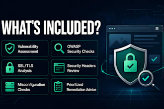 perform a website security audit and vulnerability scan