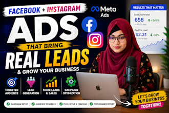 setup facebook and instagram ads for leads