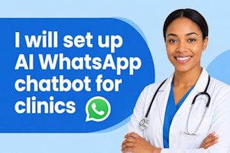 set up ai whatsapp chatbot for clinics