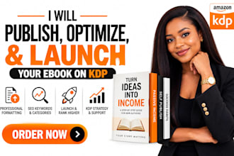 publish, optimize, and launch your ebook on amazon