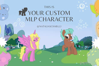 design a custom my little pony character