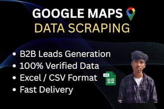 do b2b lead generation and google map scrape
