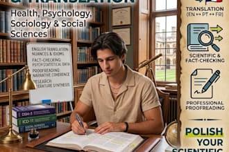 proofread and research psychology or health documents
