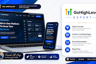 design high converting ghl and clickfunnels funnels landing pages websites