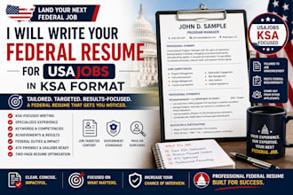 write federal resume for usajobs in ksa format