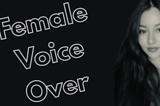 record an american female voice over