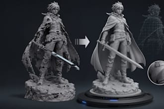 ai 3d model, 3d model repair, stl repair, 3d printing, 3d model cleanup