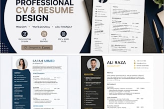 design a professional CV resume in canva