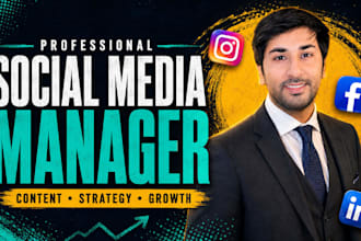 social media manager and content creator