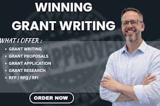 write federal grant proposal, government grant proposal, proposal writing