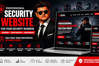 build a professional private security company website