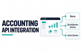 integrate xero, quickbooks, or zoho books API