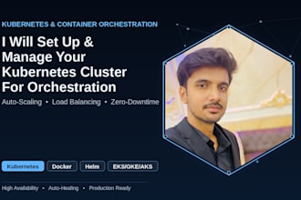 set up and manage your kubernetes cluster for container orchestration