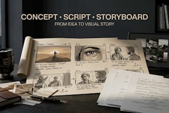 create a creative concept, script, and storyboard