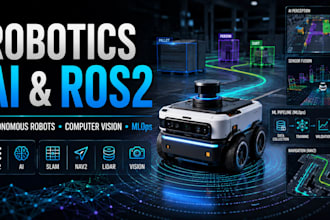 do robotics ai, autonomous robot software, ros2 computer vision, mlops pipelines