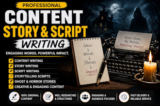 script writing for you tube videos