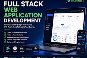 build a responsive business web application and admin dashboard