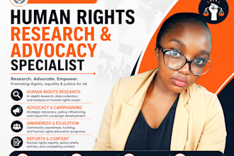 conduct professional human rights research, reports and advocacy analysis
