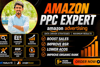 setup and optimize amazon ads campaigns, amazon PPC campaign
