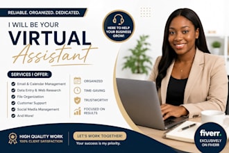 be your professional virtual assistant