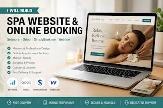 build setmore odoo simplybook me webflow spa website