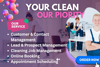 setup cleaning business CRM  jobber zenmaid housecall pro launch27 servicem8
