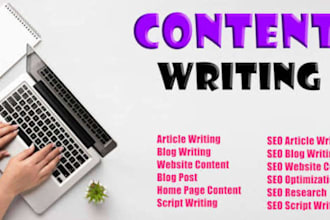be your SEO website content writer for website copywriting