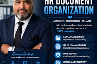 organize HR documents and employee records professionally