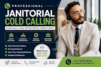 janitorial cold calling cold caller appointment setter cold calling cold caller