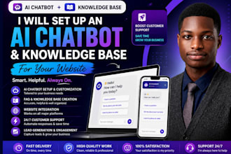 build ai chatbot and integrate chatbot for website customer support