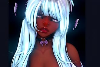 create custom vrchat avatar furry anime nsfw model koikatsu vsf vtuber