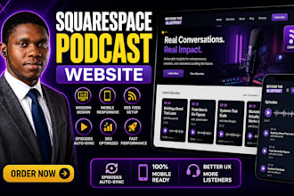 build your squarespace podcast website with rss feed integration