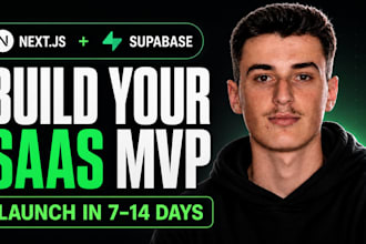 build a saas mvp with next js and supabase