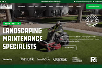 design squarespace tree removal lawn care website wix arborist landscape website