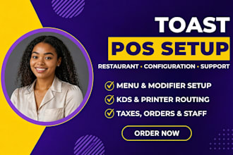 do toast pos setup configuration menu building and printer routing