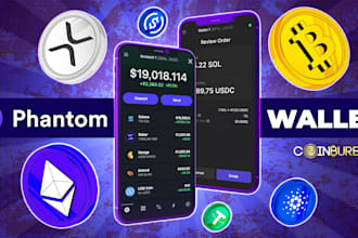 build crypto wallet app, sol token wallet app,wallet tracker app, phantom wallet
