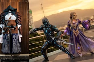 sew custom cosplay costume anime cosplay costume cosplay creation 3d cosplay