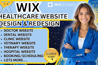 wix medical website for telehealth, doctors, and online clinics