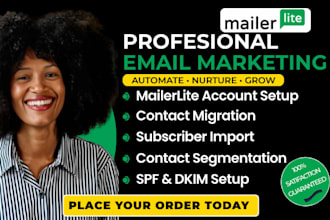 set up mailerlite account migrate contacts and manage email marketing