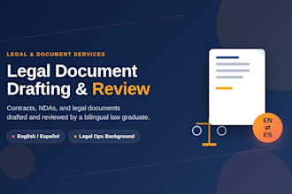 review, draft, and edit legal documents and provide legal support
