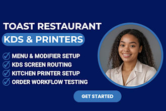 set up toast pos, kds, and kitchen printers for your restaurant