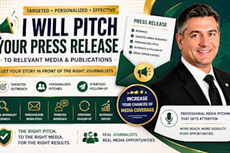 pitch your press release to relevant media and publication outlets