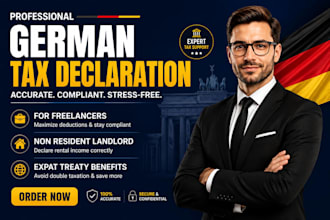 do german tax declaration for freelancers, non resident landlord, expat treaty