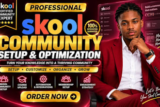 setup skool online community setup skool community setup skool credit repair