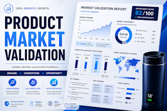 validate your product idea with market and competitor research